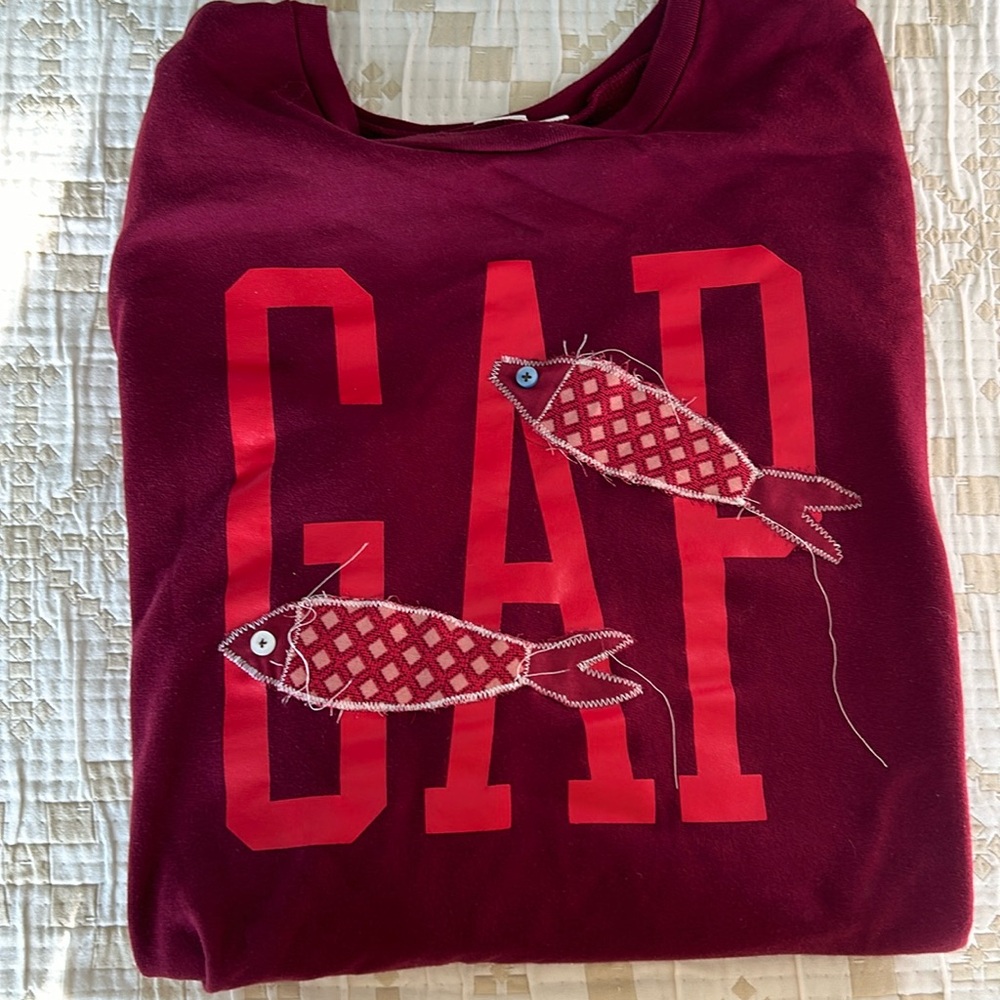 Reworked Gap Crewneck